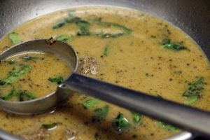 cooking milagu kuzhambu