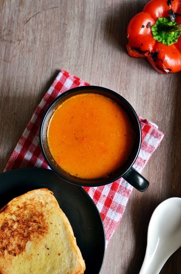 roasted red pepper soup recipe