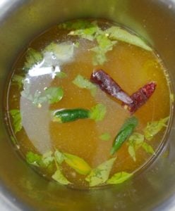 garlic rasam step 2