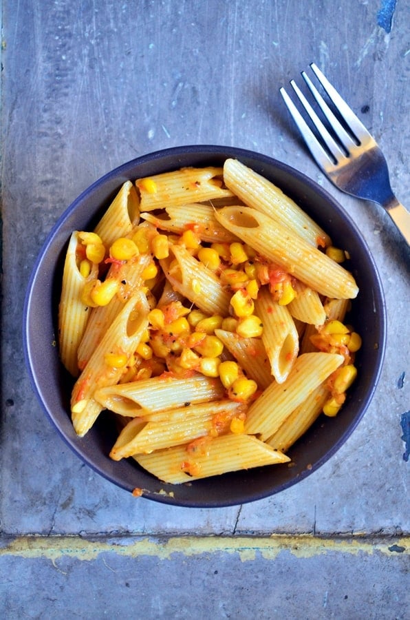 corn pasta recipe, how to make corn pasta recipe