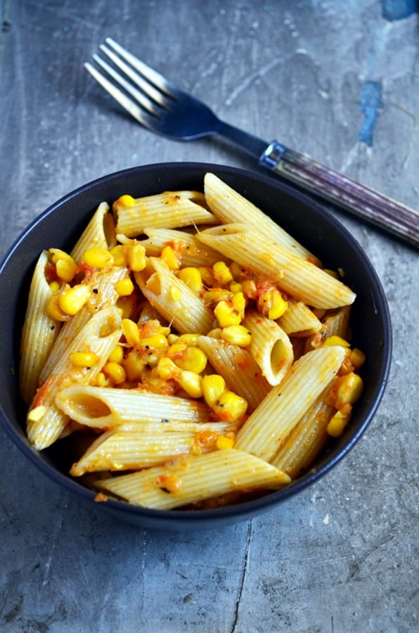 easy corn pasta recipe