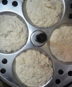 instant oats idli step3