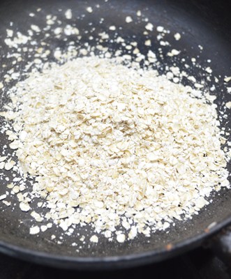 dry roasting instant oats