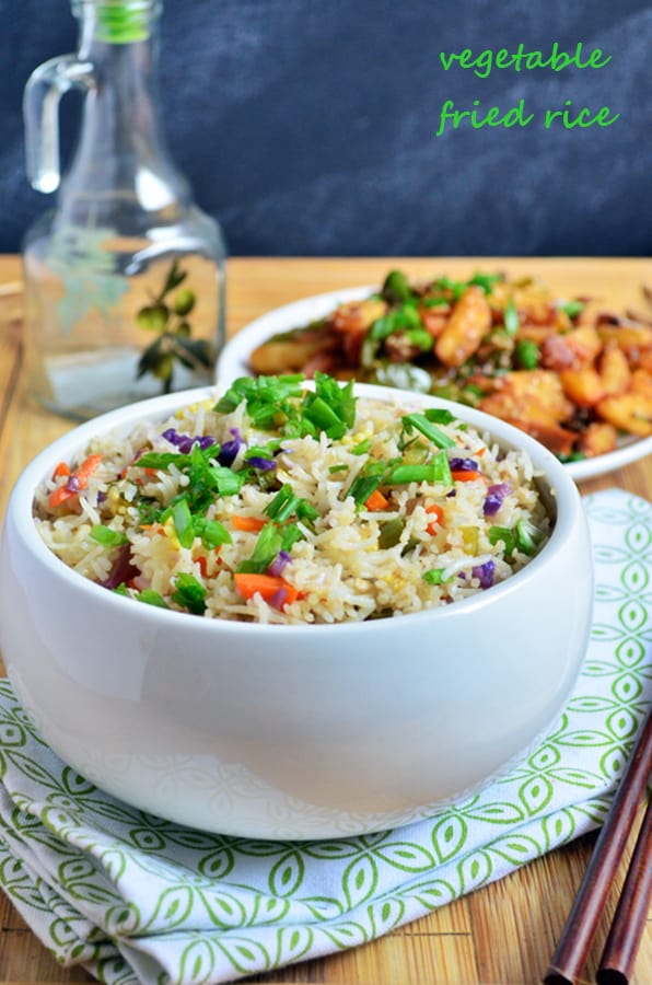 vegetable fried rice | Restaurant style veg fried rice