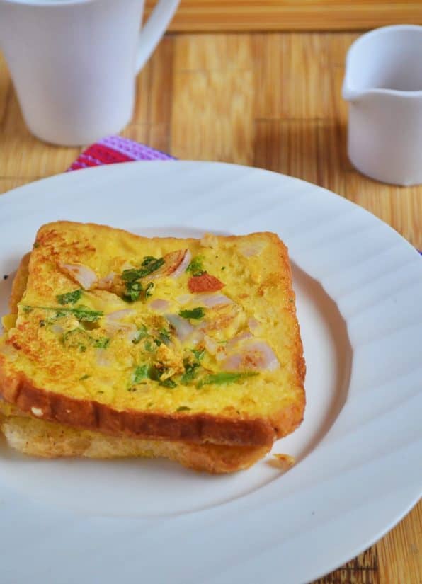 how to make bread besan toast recipe