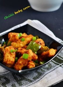 crispy chilli baby corn recipe