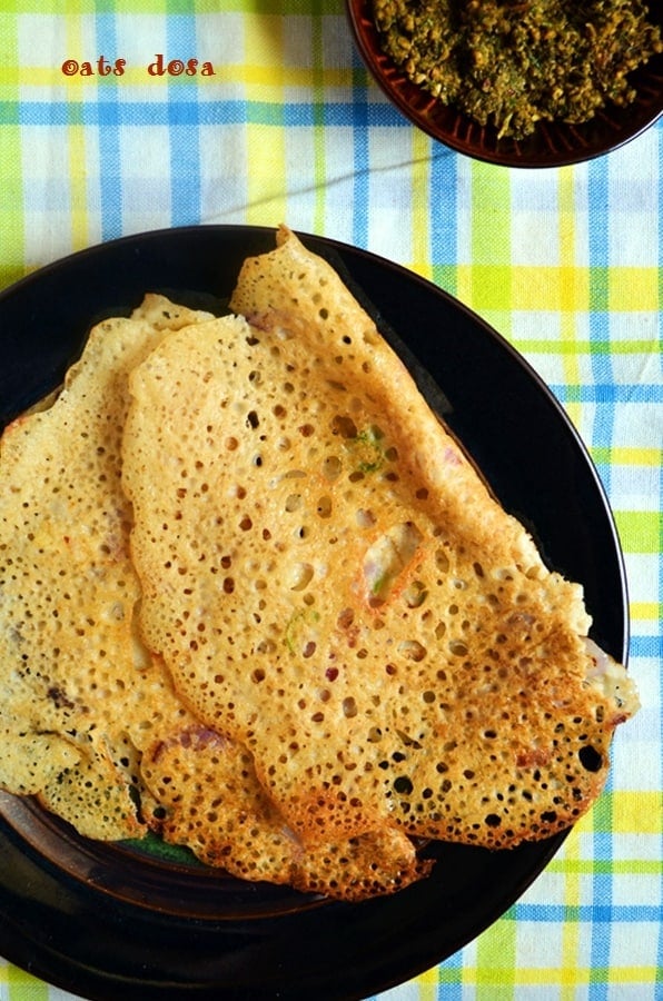 Crispy Oats Dosa Recipe (Instant) Cook Click N Devour!!!