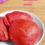 beetroot poori recipe