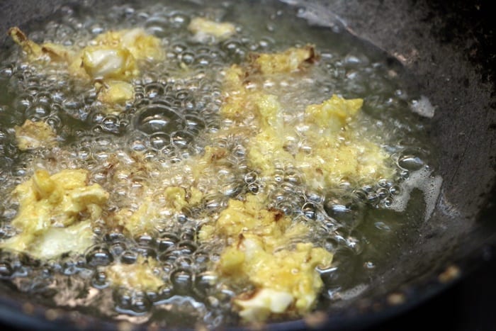 Steps for making cabbage pakoda recipe