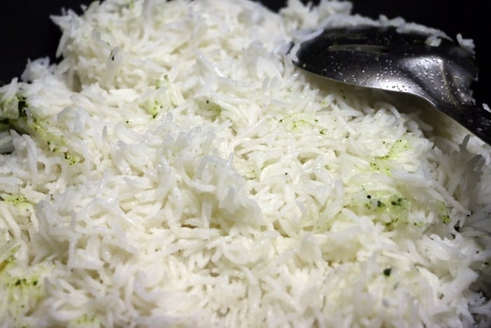 making coriander rice recipe