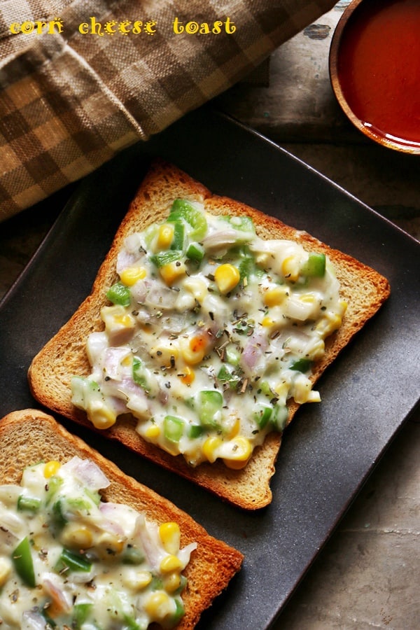 Cheese corn toast recipe