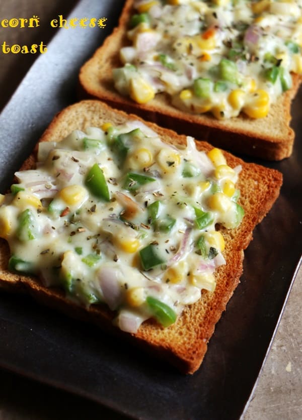 corn cheese toast