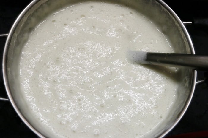 perfectly fermented dosa batter