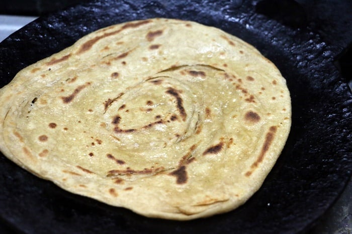 lachha paratha step 11