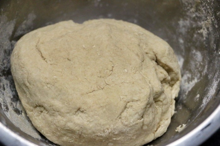 Making dough for lachha paratha recipe