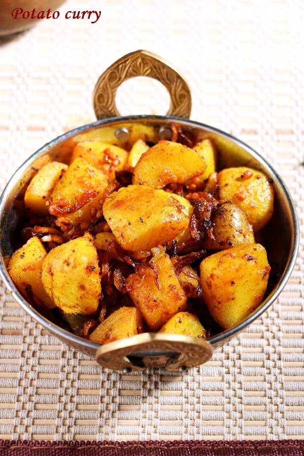 potato curry recipe, how to make potato curry