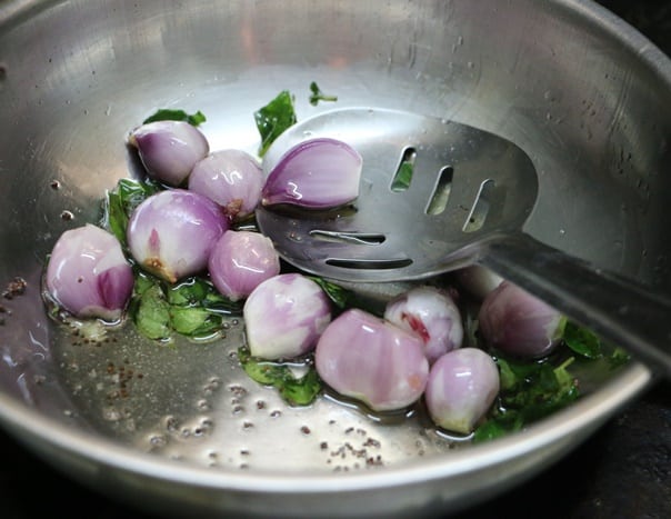 sauteing onions