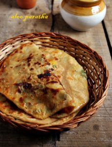 aloo paratha ready to serve