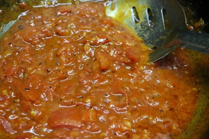 tomato pickle getting ready