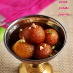 Sweet potato gulab jamun r