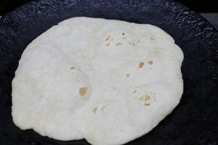 flour tortilla step 7