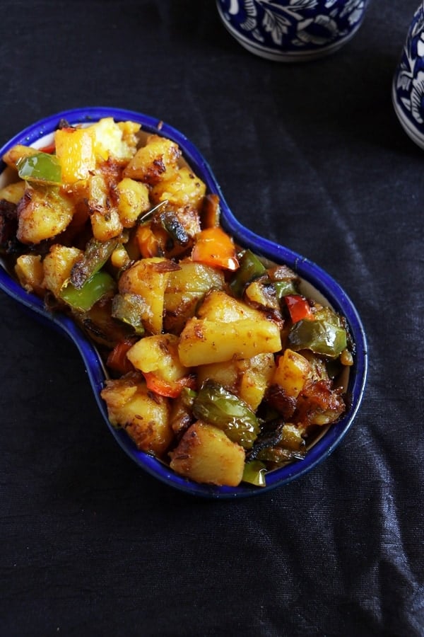 Aloo capsicum recipe