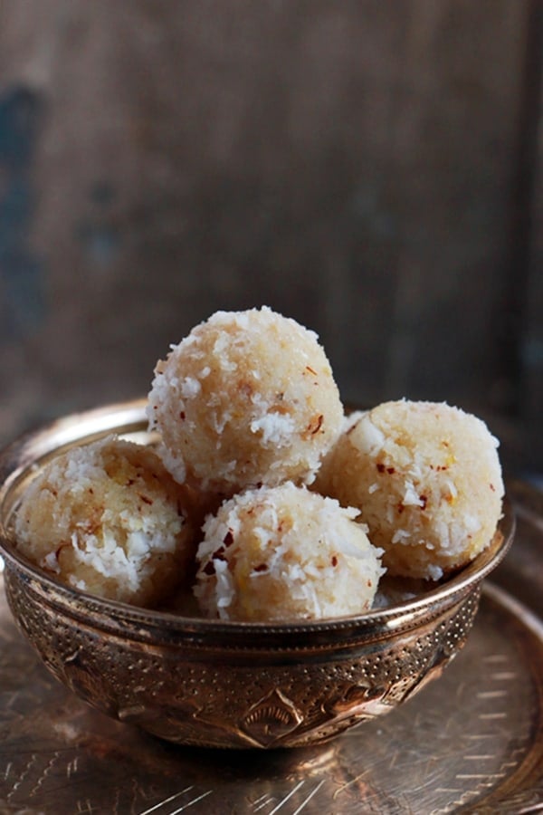 Coconut Ladoo Recipe Four Ways Cook Click N Devour