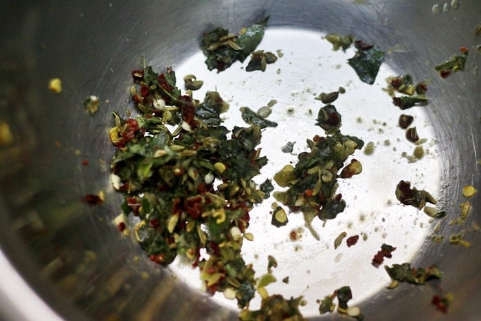 ground spices for dal vada
