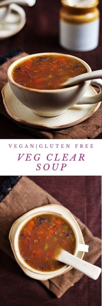 veg clear soup recipe