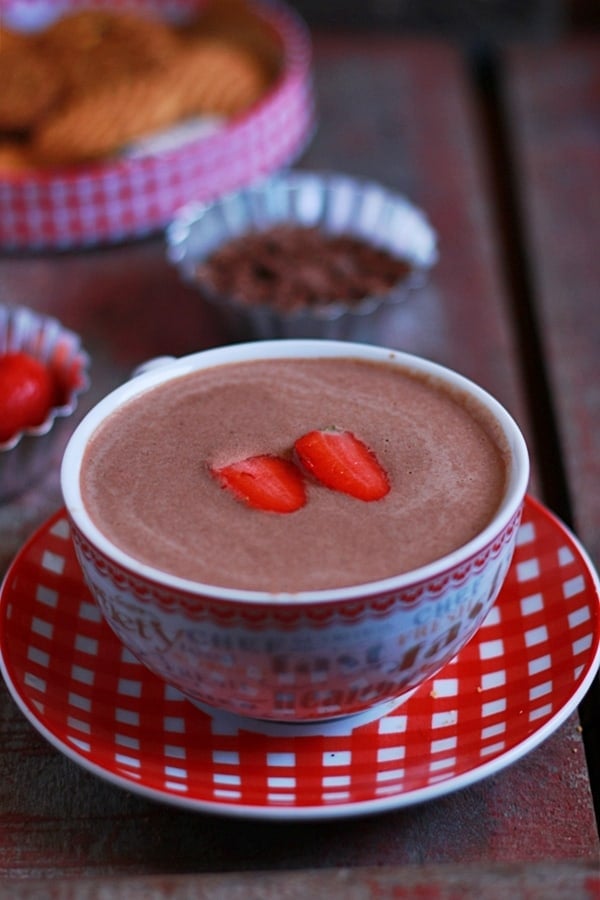 strawberry hot chocolate recipe