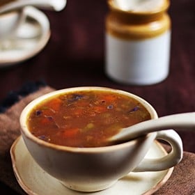 veg clear soup recipe