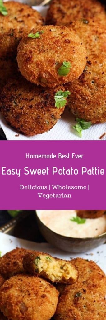 Sweet potato patties recipe