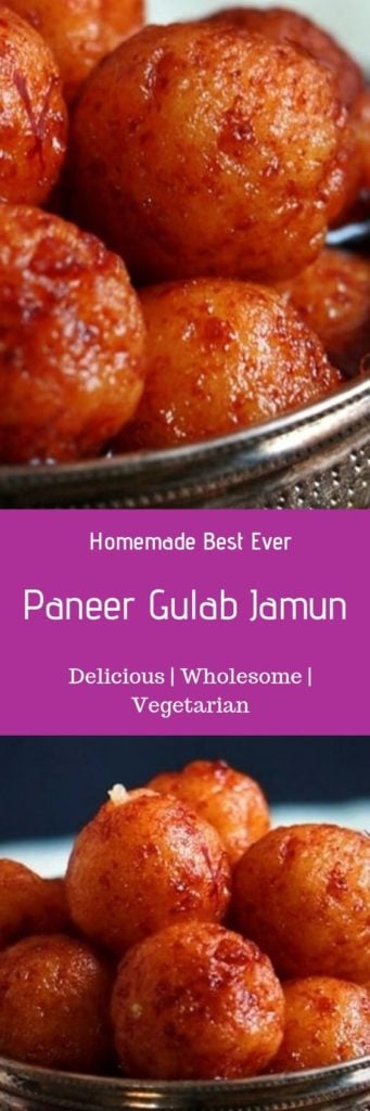 paneer gulab jamun