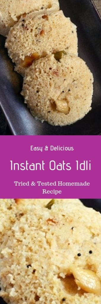 Oats idli recipe