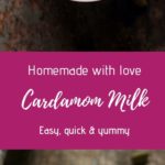Cardamom milk or elaichi milk recipe