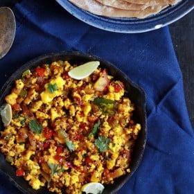 paneer burji recipe