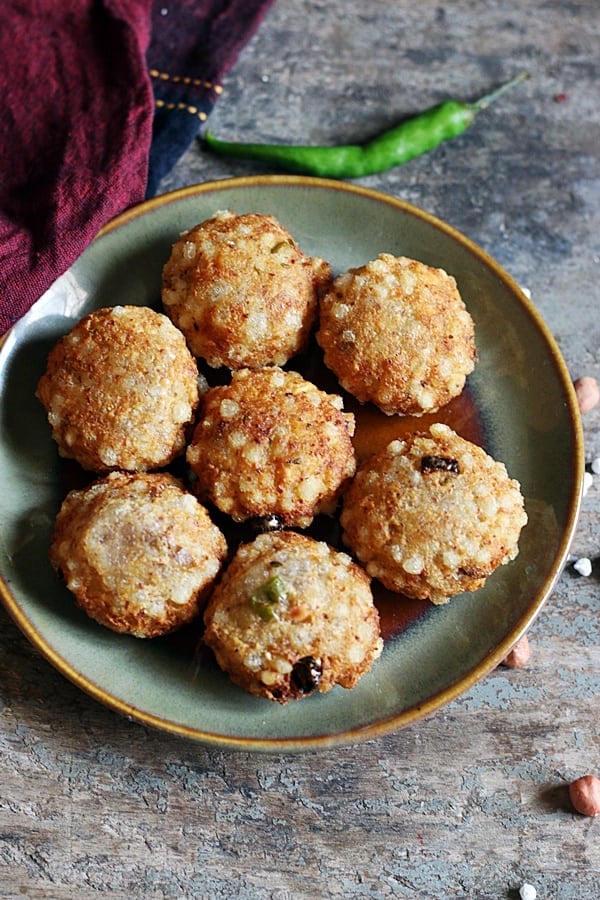 sabudana vada ready to serve