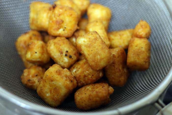 crispy fried paneer