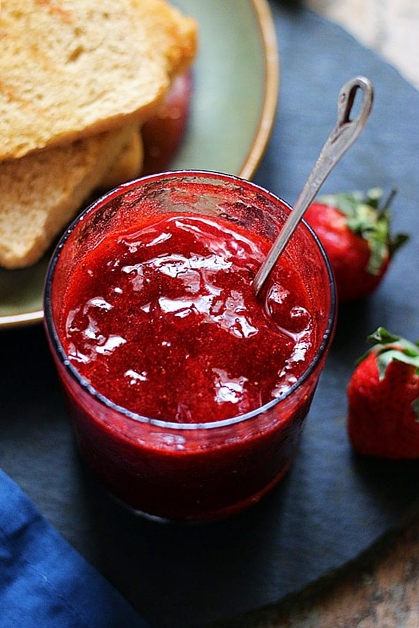 Homemade strawberry jam recipe