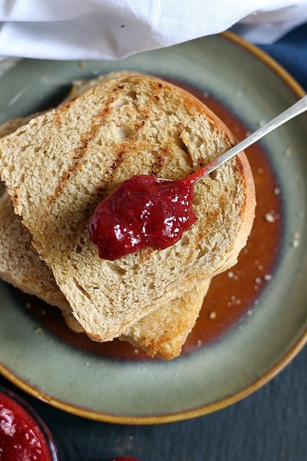 Homemade strawberry jam recipe