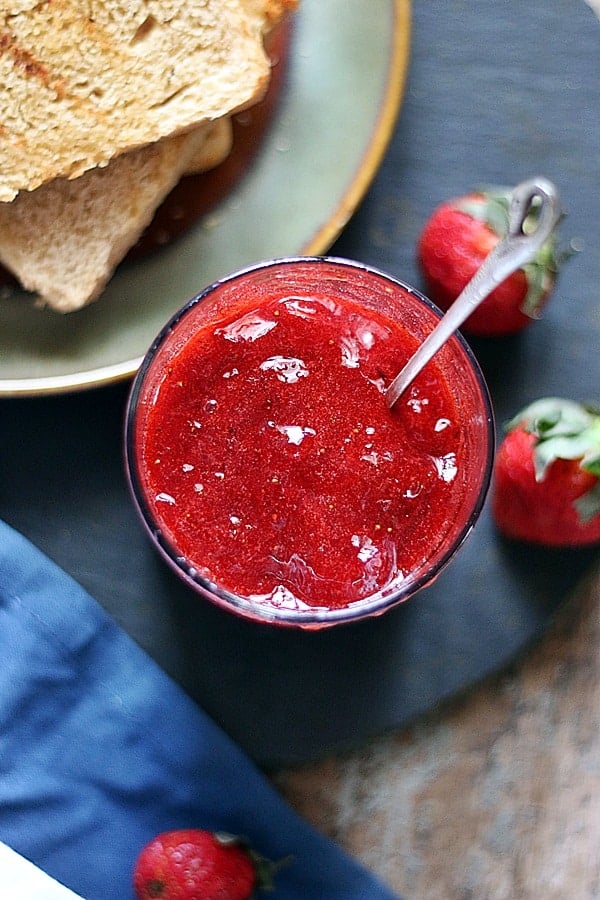 Homemade strawberry jam recipe