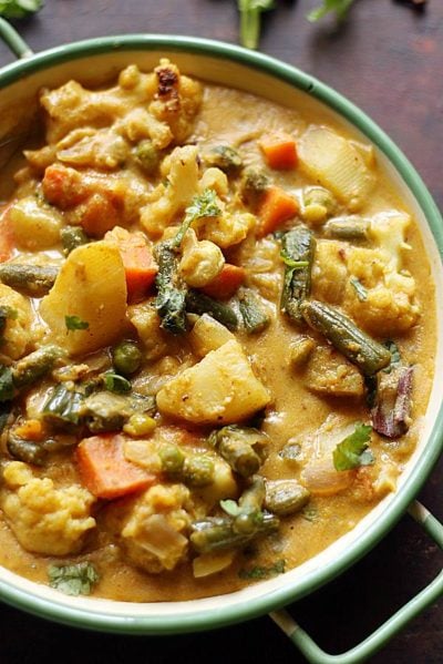 vegetable korma recipe