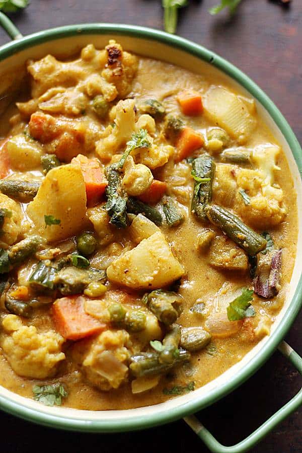 Best Easy Vegetable Korma Recipe Recipe | Cook Click N Devour!!!