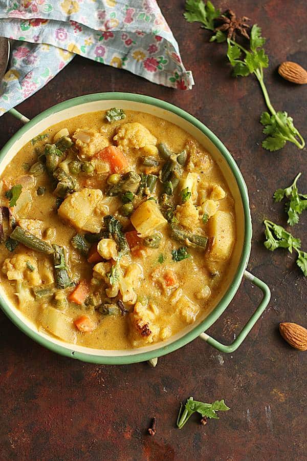 veg korma recipe