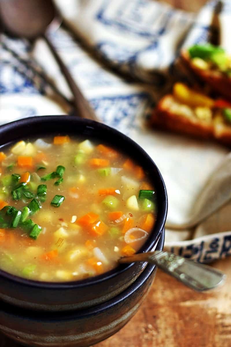 sweet corn clear soup recipe a