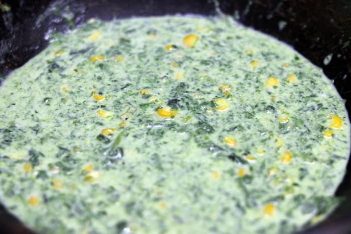 spinach corn sandwich step 4