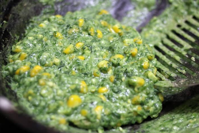 spinach corn sandwich step 6