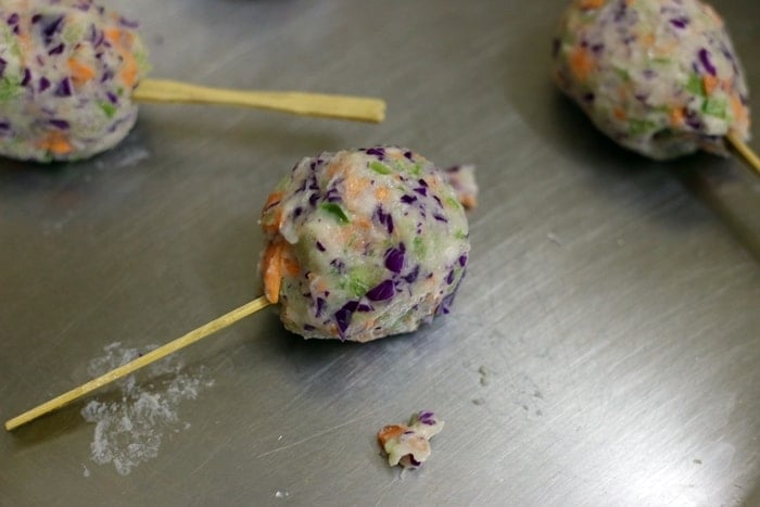 Making veg lollipop recipe, how to make vegetable lollipop recipe