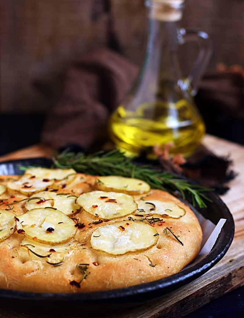 potato rosemary focaccia recipe