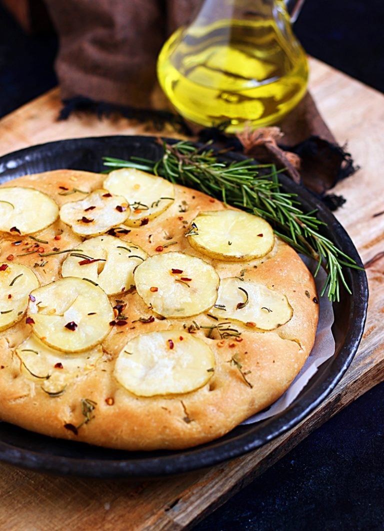 Potato Rosemary Focaccia Recipe Cook Click N Devour!!!